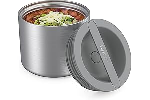 Bentgo® Stainless Insulated Food Container: Triple Insulation for Hot or Chilled Food