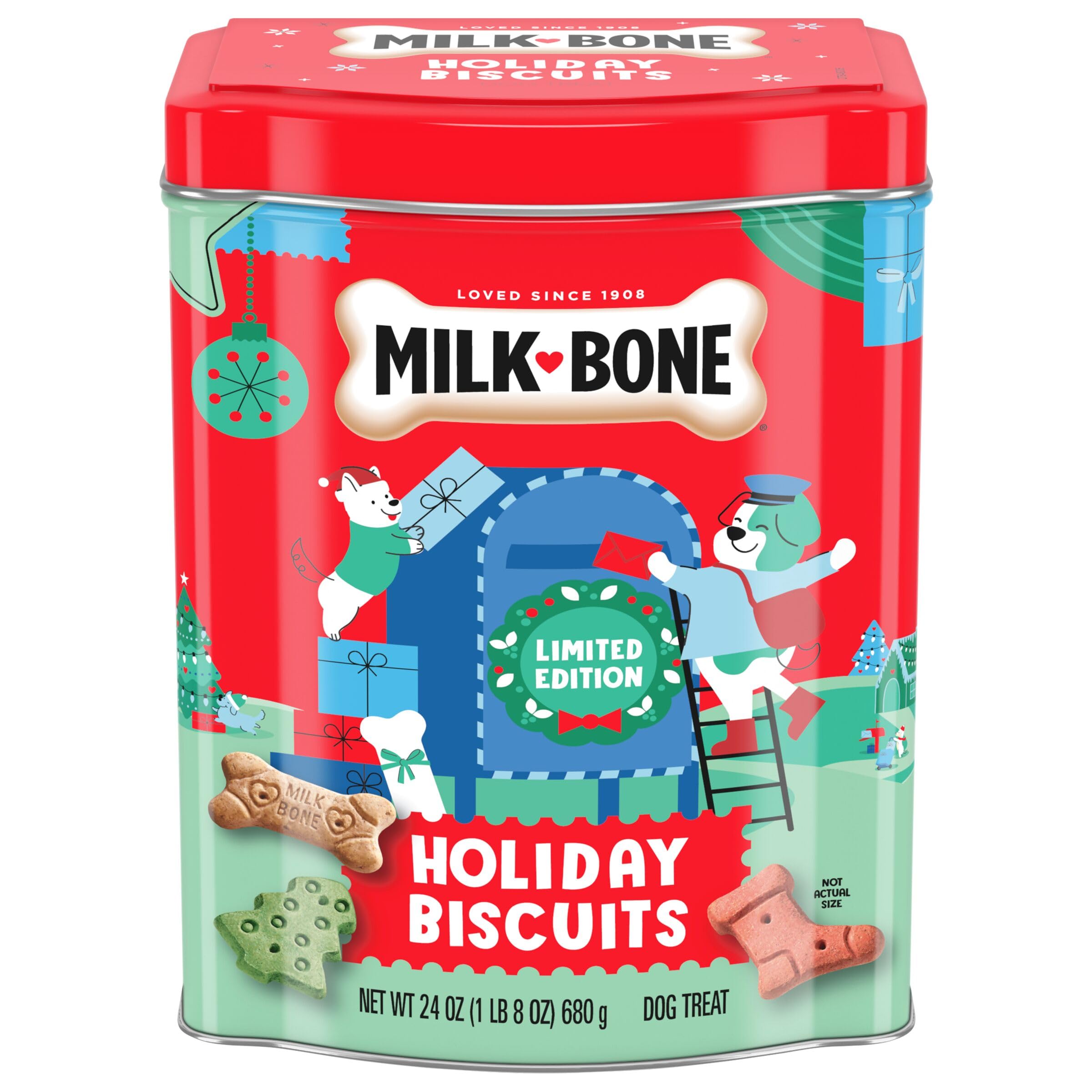 Milk-Bone Holiday Tin 24oz