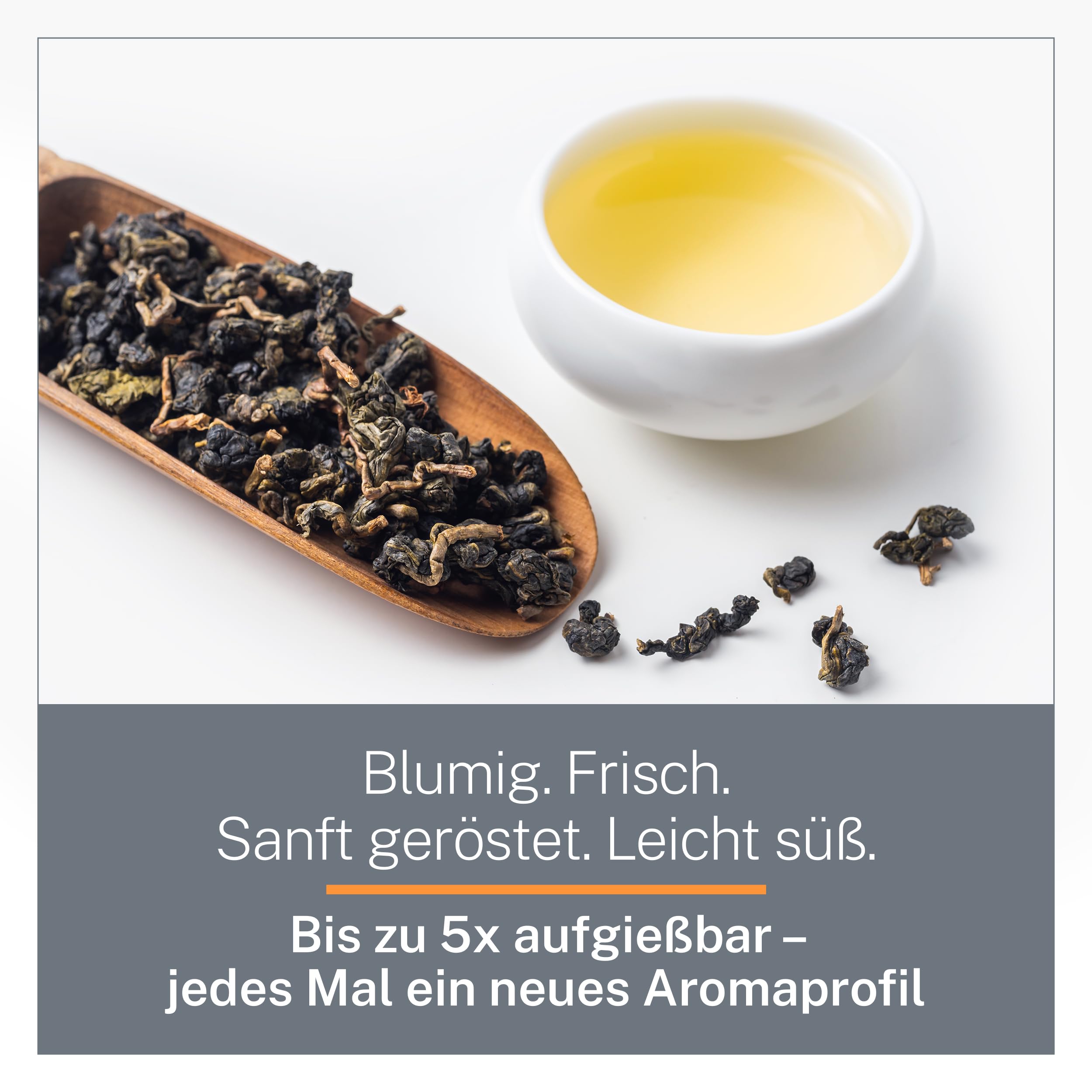 Oolong Tie Guan Yin Bio Tee 100g - Hochwertiger Oolong-Tea in Bio-Qualität aus China - Wu Long (Ceremonial Grade) - Für Teegenießer und Kenner - MyCupOfTea