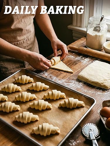 Miniatura 7 de SMARTAKE - 400 hojas de papel pergamino para hornear, 12x16 pulgadas, antiadherentes, precortadas, para hornear, asar, freidora de aire, pan al