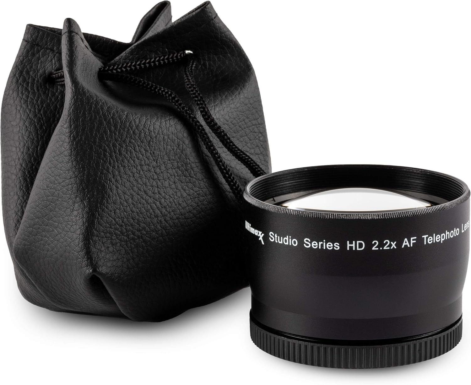 Ultimaxx 2.2X Telephoto Lens and protective pouch