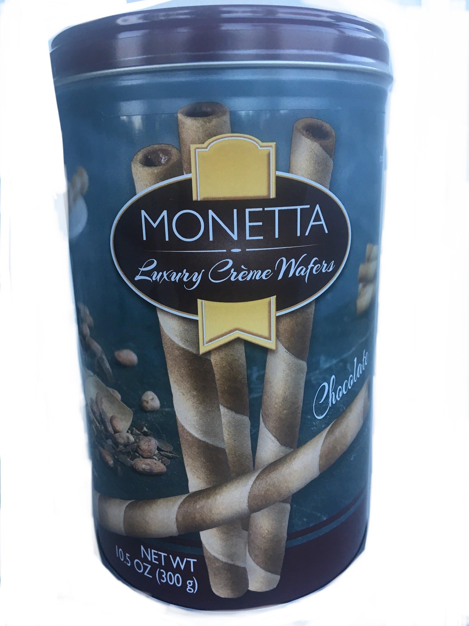 Luxury Creme Wafers Chocolate 10.5oz Tin
