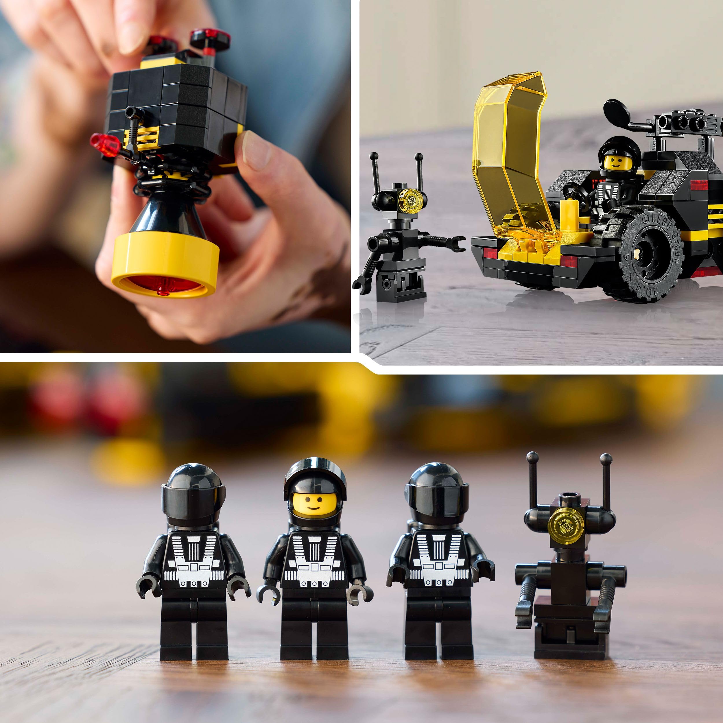 LEGO Icons Blacktron Renegade, Kit Modellismo per Adulti da Costruire, Astronave Asimmetrica Vintage con Design Modulare, Capsula, Rover e 3 Minifigure, Idea Regalo Uomo o Donna da Collezione 10355