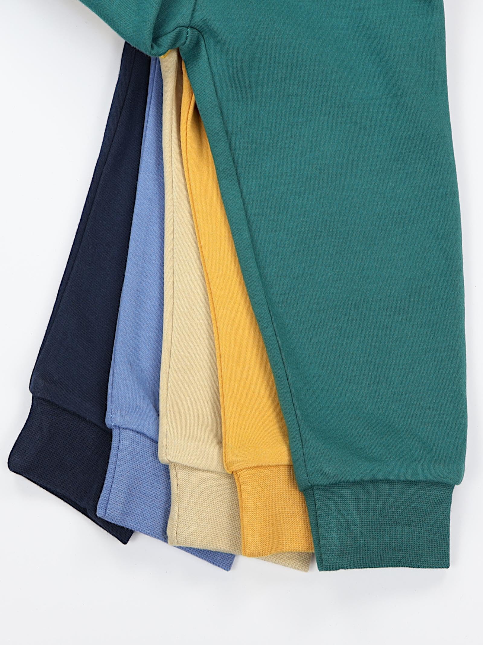 TupTam Pantalones Bebé 5 Unidades – Pantalón Algodón Suave para Bebé Niño y Niña, Certificación Oeko-Tex