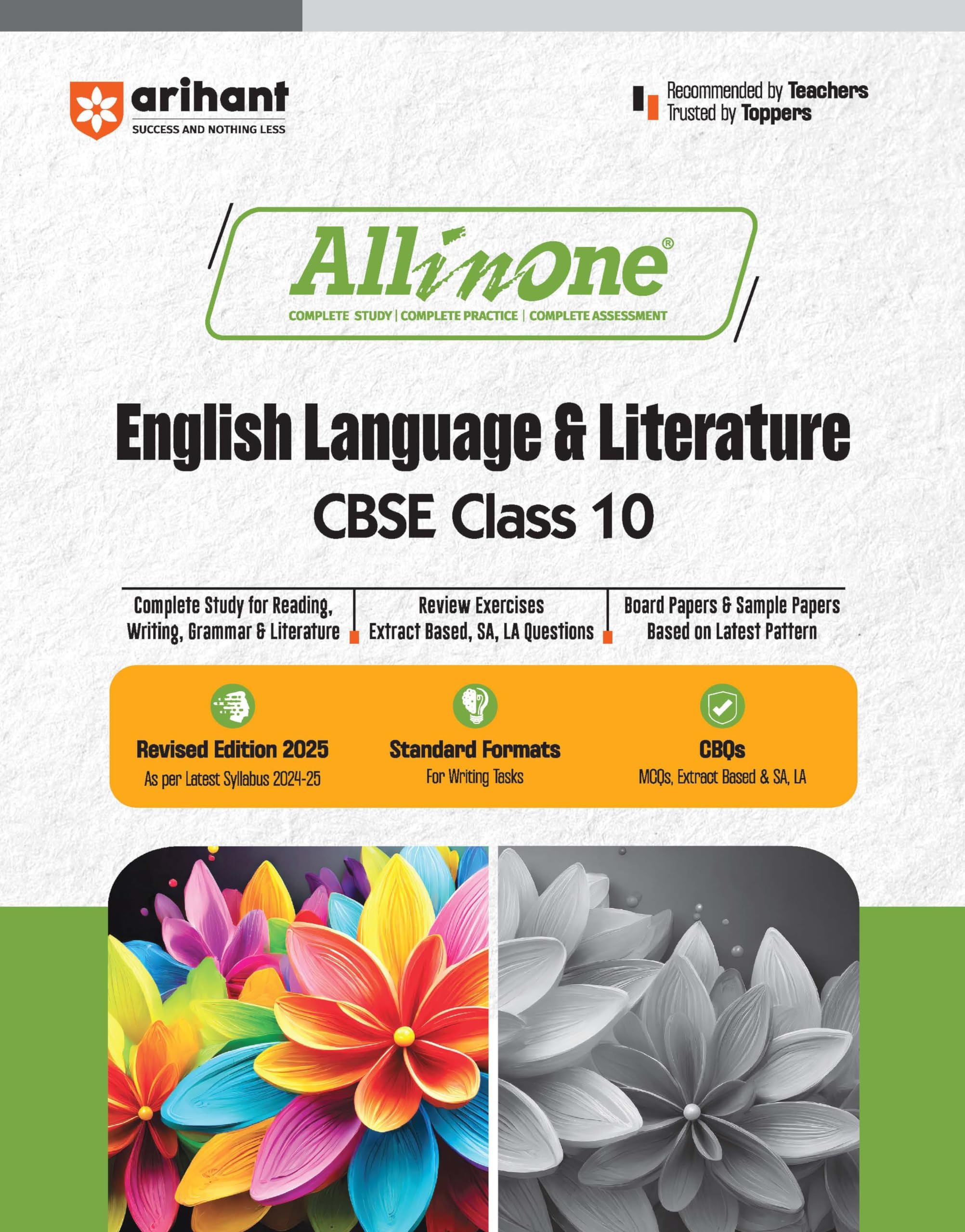 (Old Edition) Arihant All In One English Language & Literature CBSE Class 10 For 2025 Exams