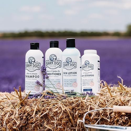 Miniatura 4 de EQUIDERMA Barn Dog Skin Lotion | Hot Spot, solución tópica para problemas de piel perro | Tratamiento calmante sin enjuague con infusión de lavanda