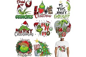 Premium Christmas Heat Transfer Vinyl Decals for Jolly T-Shirt Designs