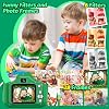 Children's Camera Dinosaur Selfie Digital Camera with 32GB Card Christmas Birthday Gift for Boys and Girls 1080P HD Children's Camera Gifts Toy for 3 4 5 6 7 8 9 10 11 12 Years