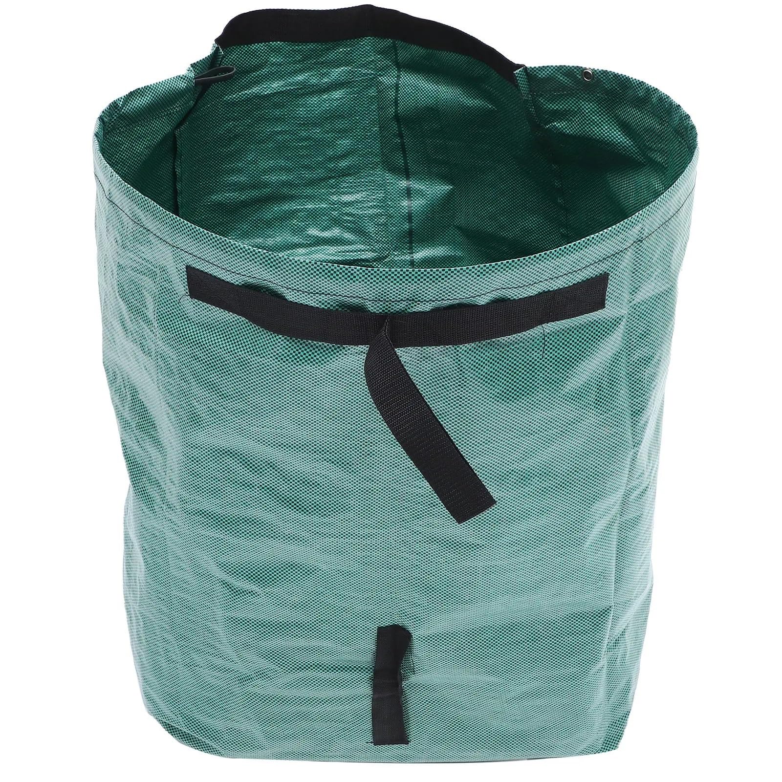 Sacos Para Escombros Bolsa de hojas caídas de alta resistencia, cubo de basura portátil for jardín, organizador for almacenamiento de residuos de jardín, reutilizable con mango cómodo