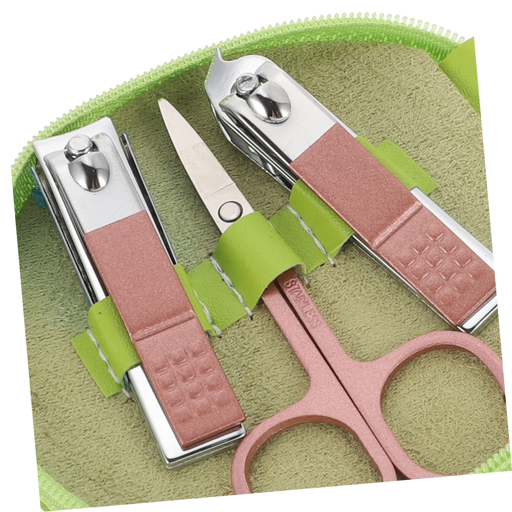 Healeved 3sets Tronchesi Per Unghie Inossidabile Kit Manicure Portatile Per Manicure e Pedicure e Pratici e