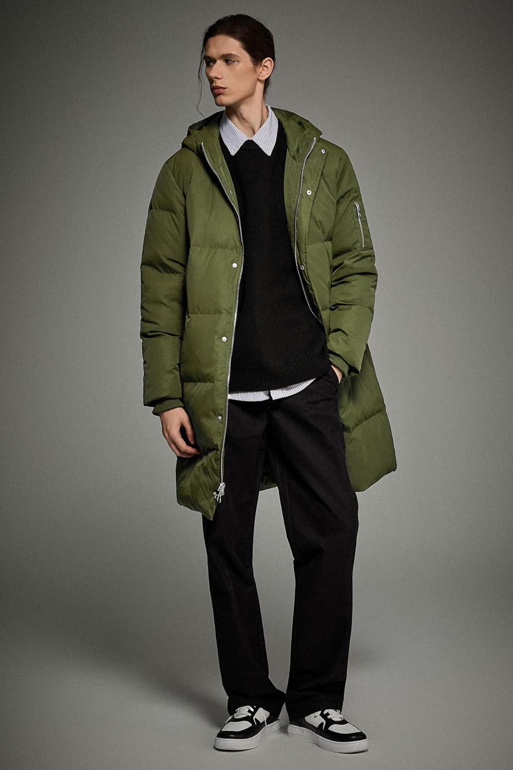 Orolay Men’s Thickened Down Jacket Winter Warm Down Coat - Image 5