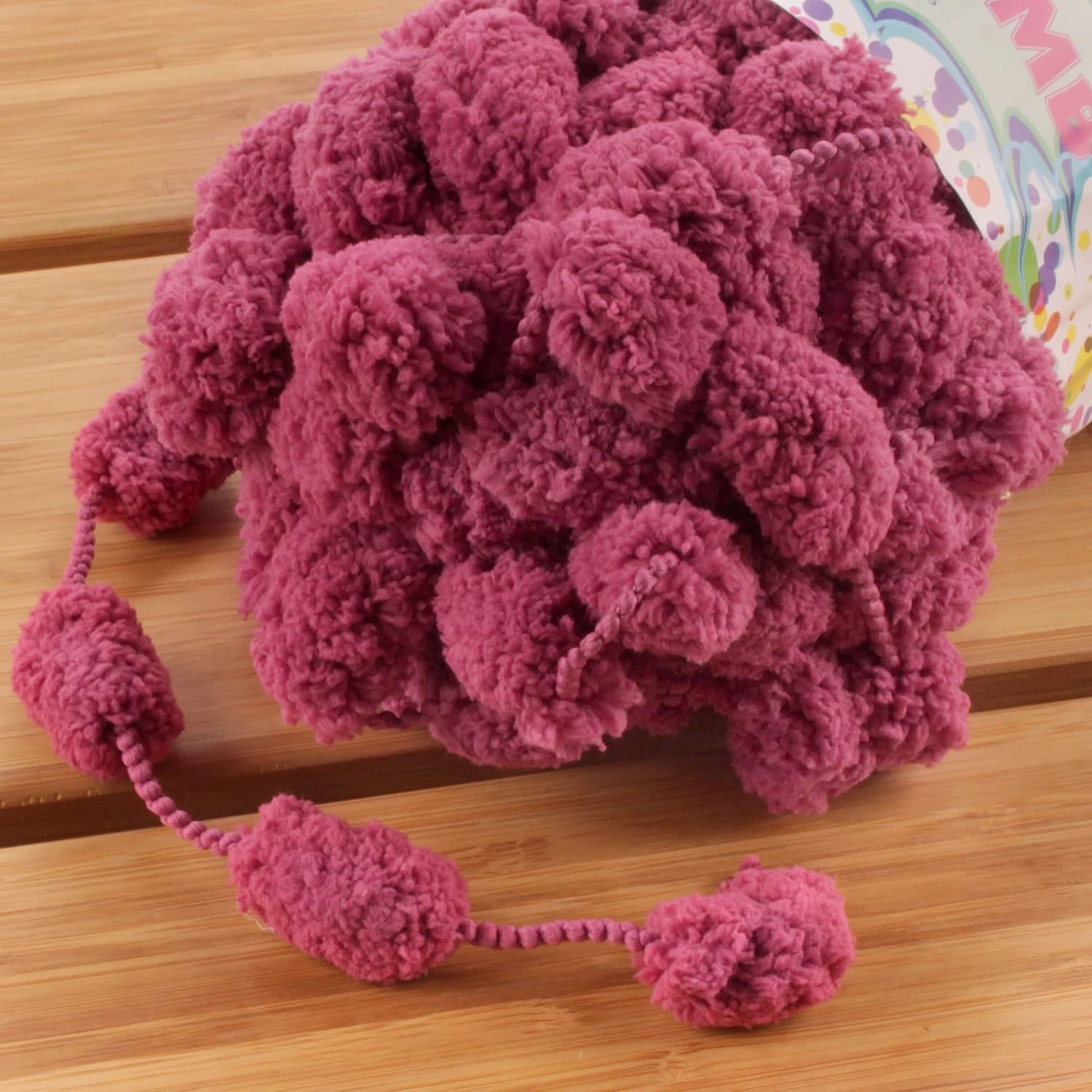 JubileeYarn Pom Bomb Yarn - 100g/Skein Super Bulky Polyester - Full Charge - 2 Skeins