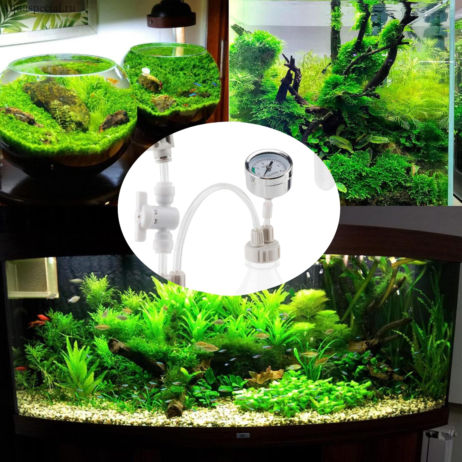 Co2 Kit Co2 For Freshwater Aquariums Kits Colombo CO₂ Reactor Pro 2L Aqua