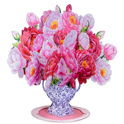 Paper Love 3D Mother's Day Pop Up Flower Bouquet Card,