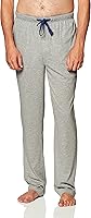 Hanes Men's Solid Knit Pajama Pants with Pockets & Drawstring - Soft Cotton Blend Sleep Lounge Wear