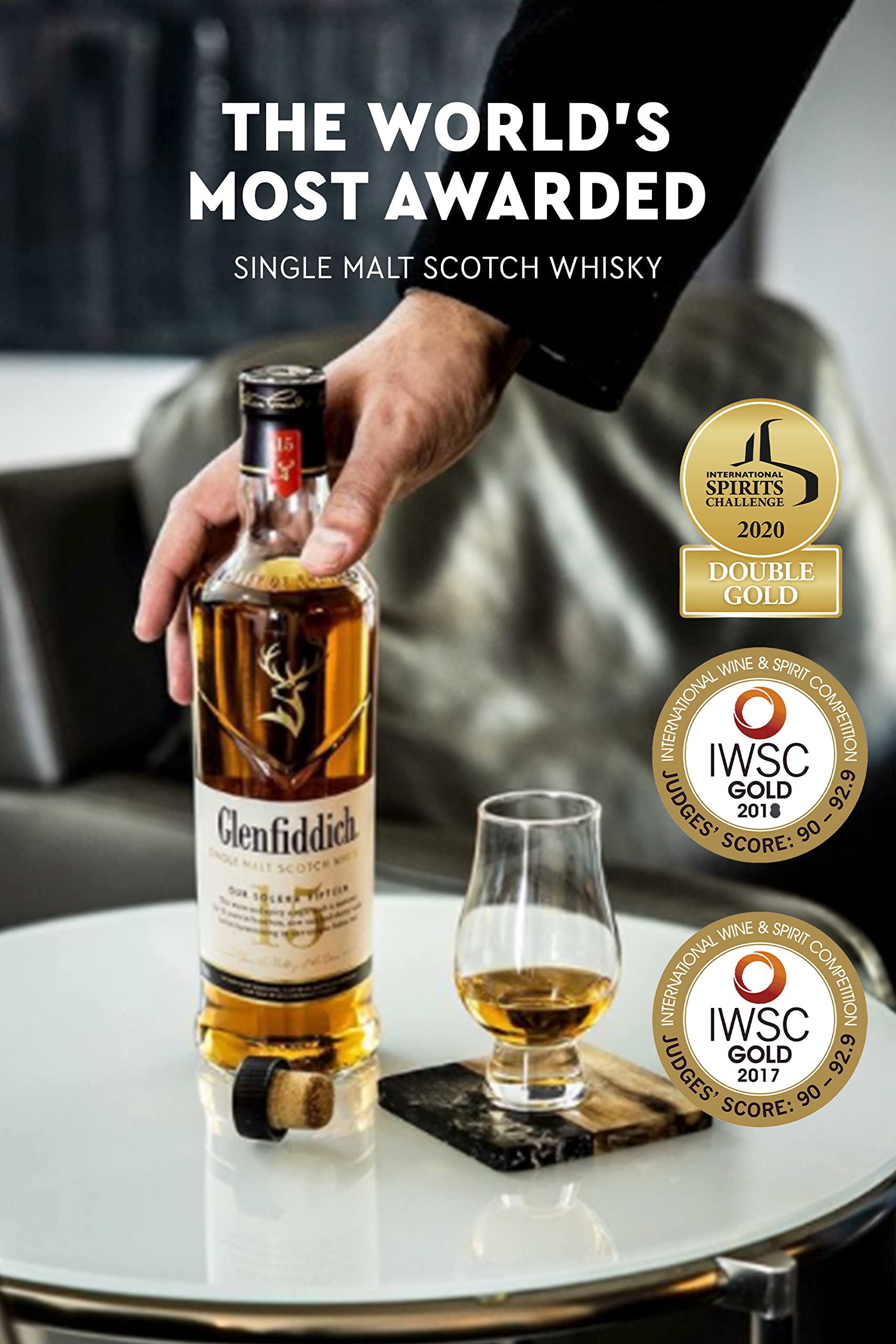 Glenfiddich 15 Years Old Single Malt Scotch Whisky 70 cl