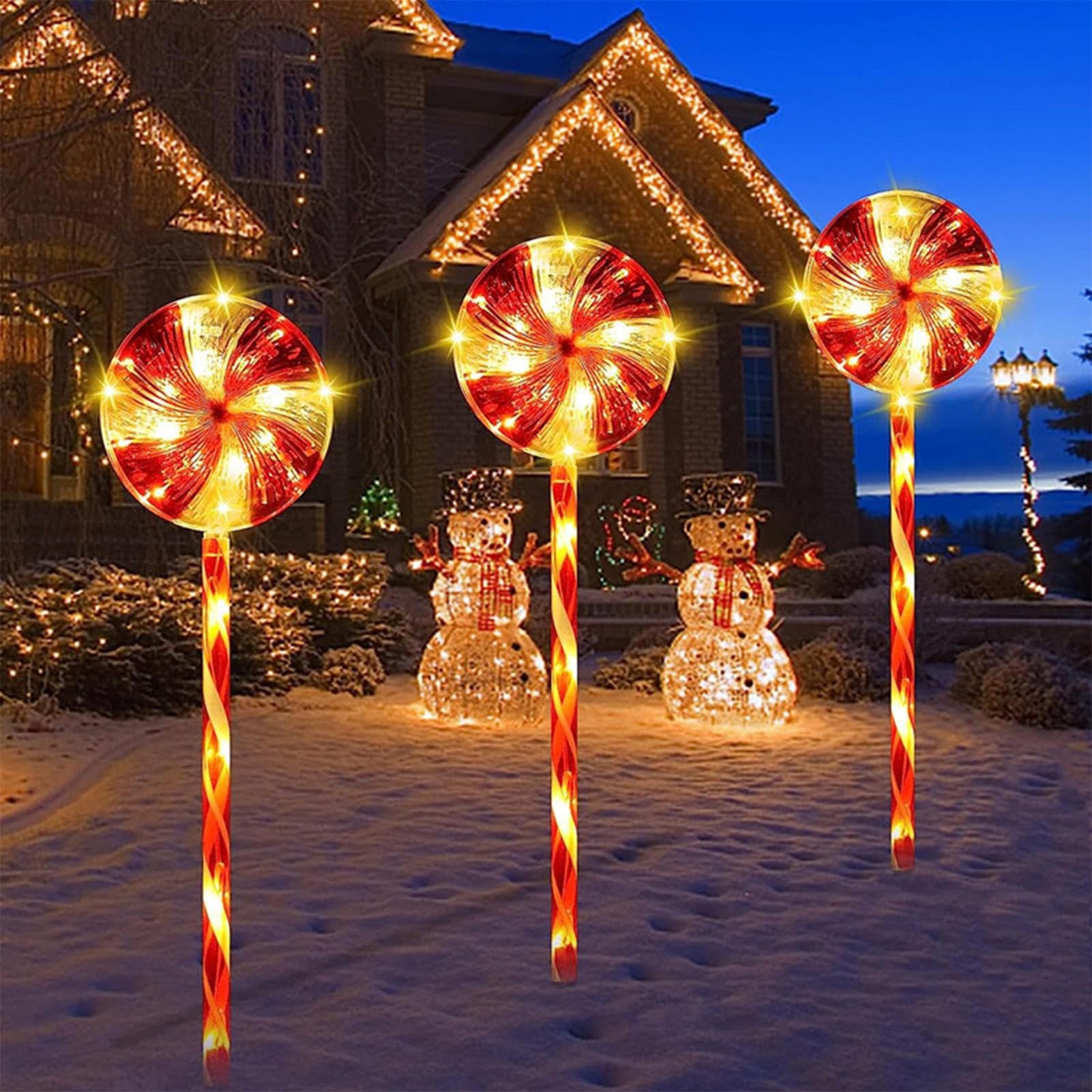 Luci Solari Da Giardino YMYNY - 120 Luci - Bianco Caldo, Luci Decorative A Forma Di Stella Per Fuochi Dartificio Solari Impermeabili Per Esterni 88851997