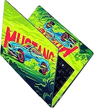 Namo Arts Full Body Laptop Skins Sticker Laminated HD Quality Vinyl fits Upto 15.6 inches Compatible with Dell, Lenovo, Acer, HP, Asus - Mustang GT