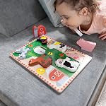 Melissa & Doug Puzzle en bois de ferme (8 Pcs) - FSC CertifiedFarm Jouets d'animaux pour les enfants, Puzzles en bois pour les tout-petits Âges 2+