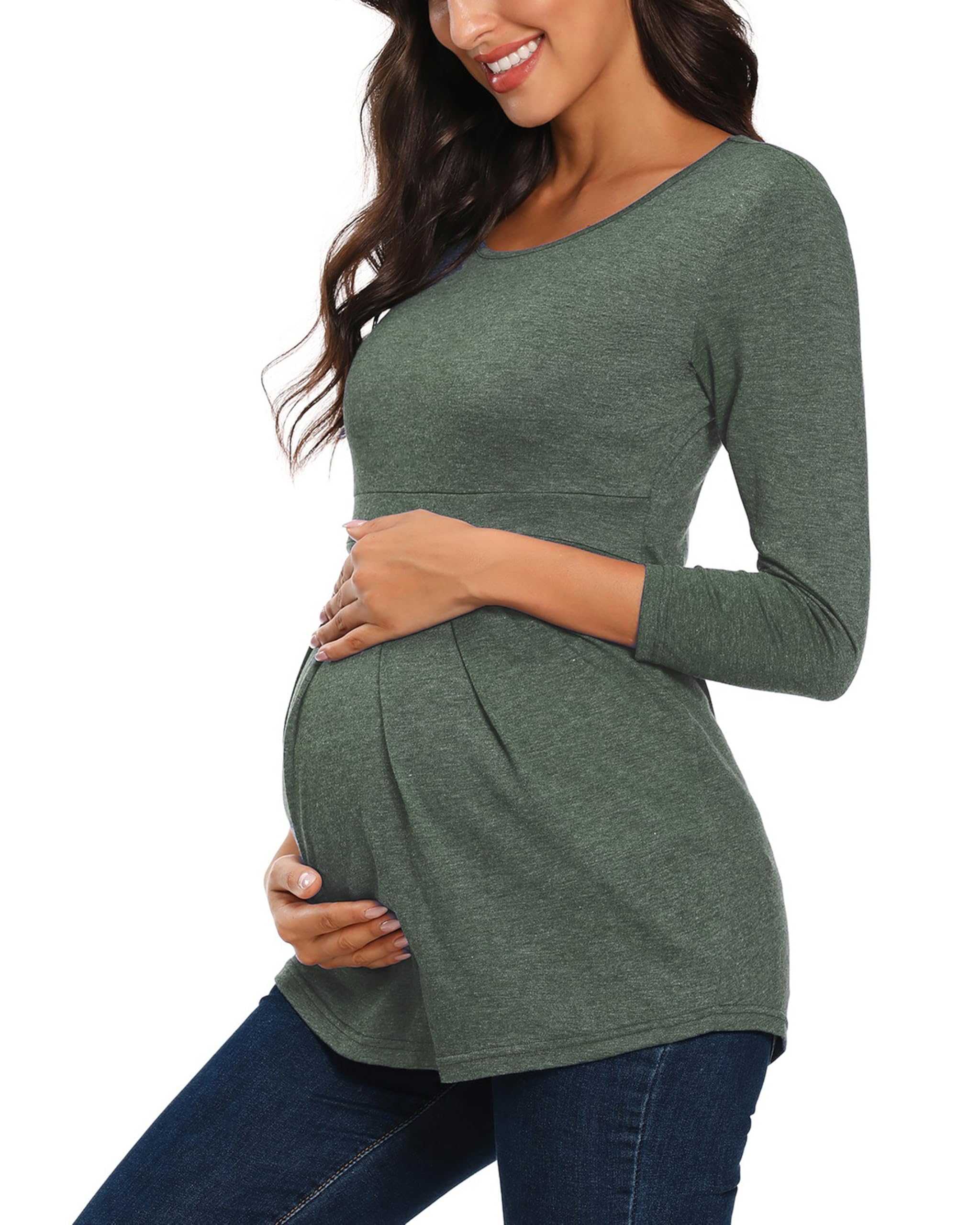 T-shirt d'allaitement à manches courtes pour femme