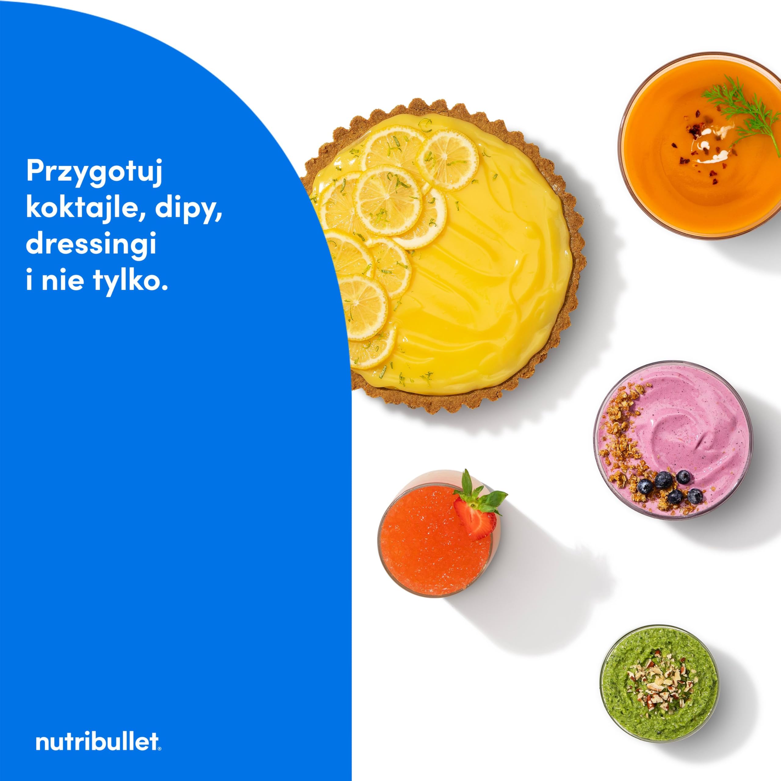 Nutribullet SmartSense Blender Combo NBF550DG z 5 zmiennymi prędkościami, funkcją pulsu, kubek 946 ml i 710 ml z uchwytem, inteligentny cykl automatyczny, pokrywa To-Go, 1500 W, czarny