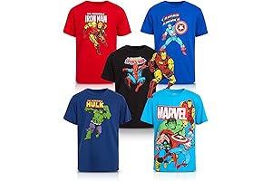 Avengers Essential 5-Pack T-Shirts for Boys' (2t-20)