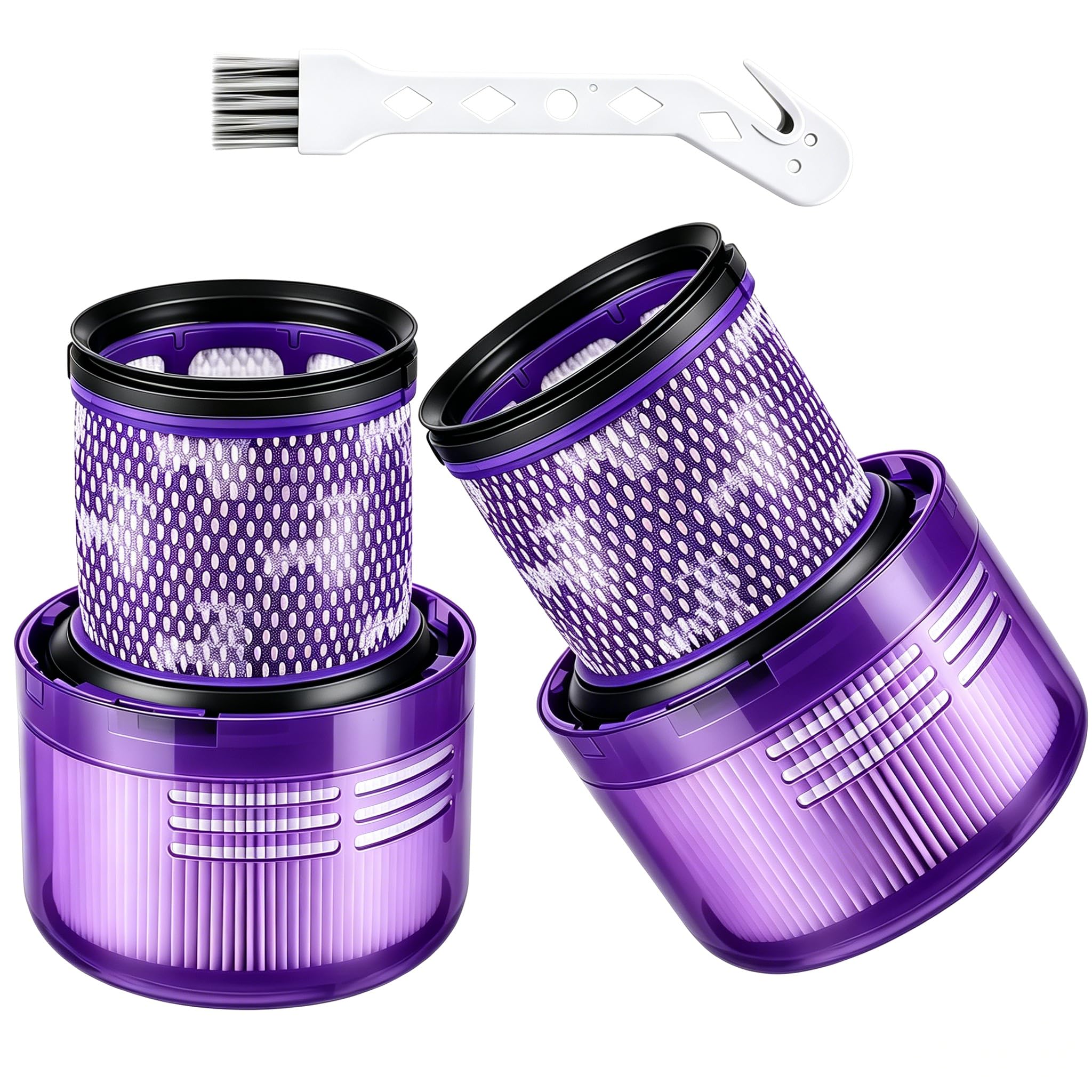 2 Pack Washable Vacuum Filters Replacement for Dyson V11 V15 SV14 SV17 SV22