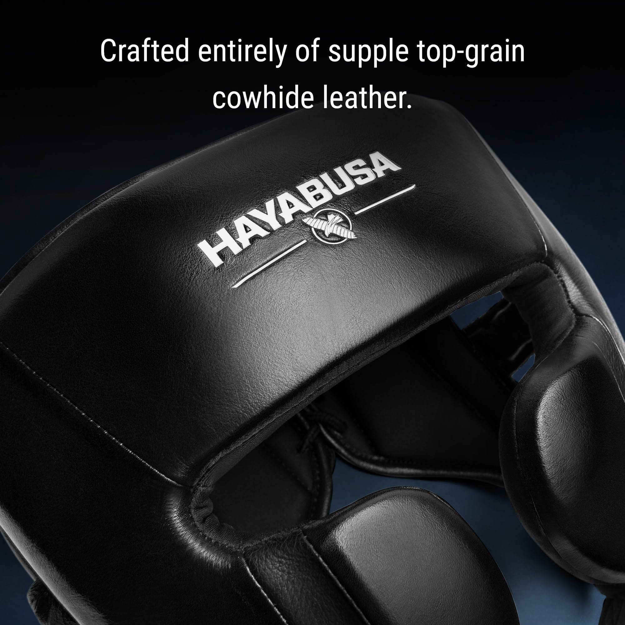 Amazon | Hayabusa プロ レザー ボクシング ヘッドギア 調節可能