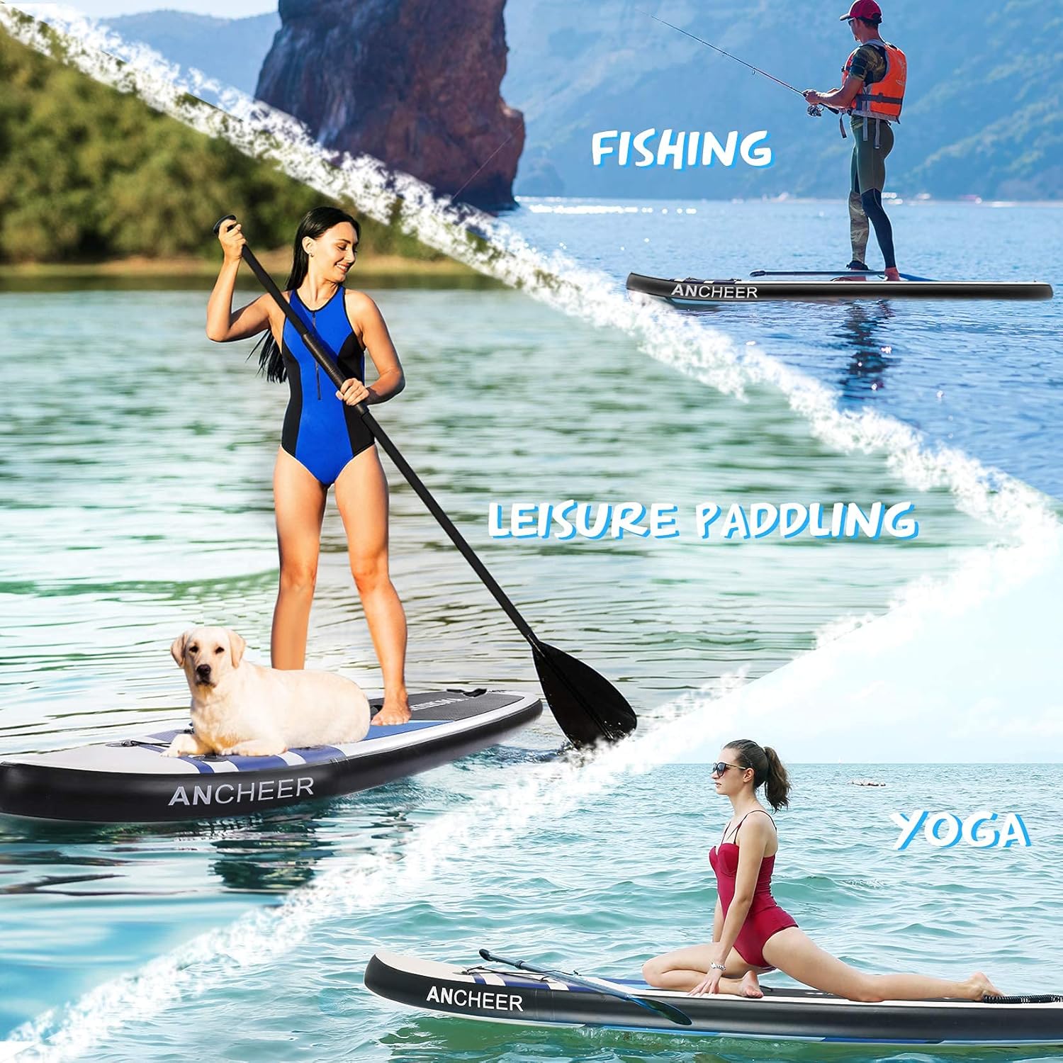 Review Discount ANCHEER Inflatable Stand Up Paddle Board, All-Round SUP Board with SUP Accessories Including Backpack, Bottom Fin for Paddling, Waterproof Bag, Leash, Adjustable Paddle and Hand Pump (Light Blue) 70% Off Discount ANCHEER Inflatable Stand Up Paddle Board, All-Round SUP Board with SUP Accessories Including Backpack, Bottom Fin for Paddling, Waterproof Bag, Leash, Adjustable Paddle and Hand Pump (Light Blue)