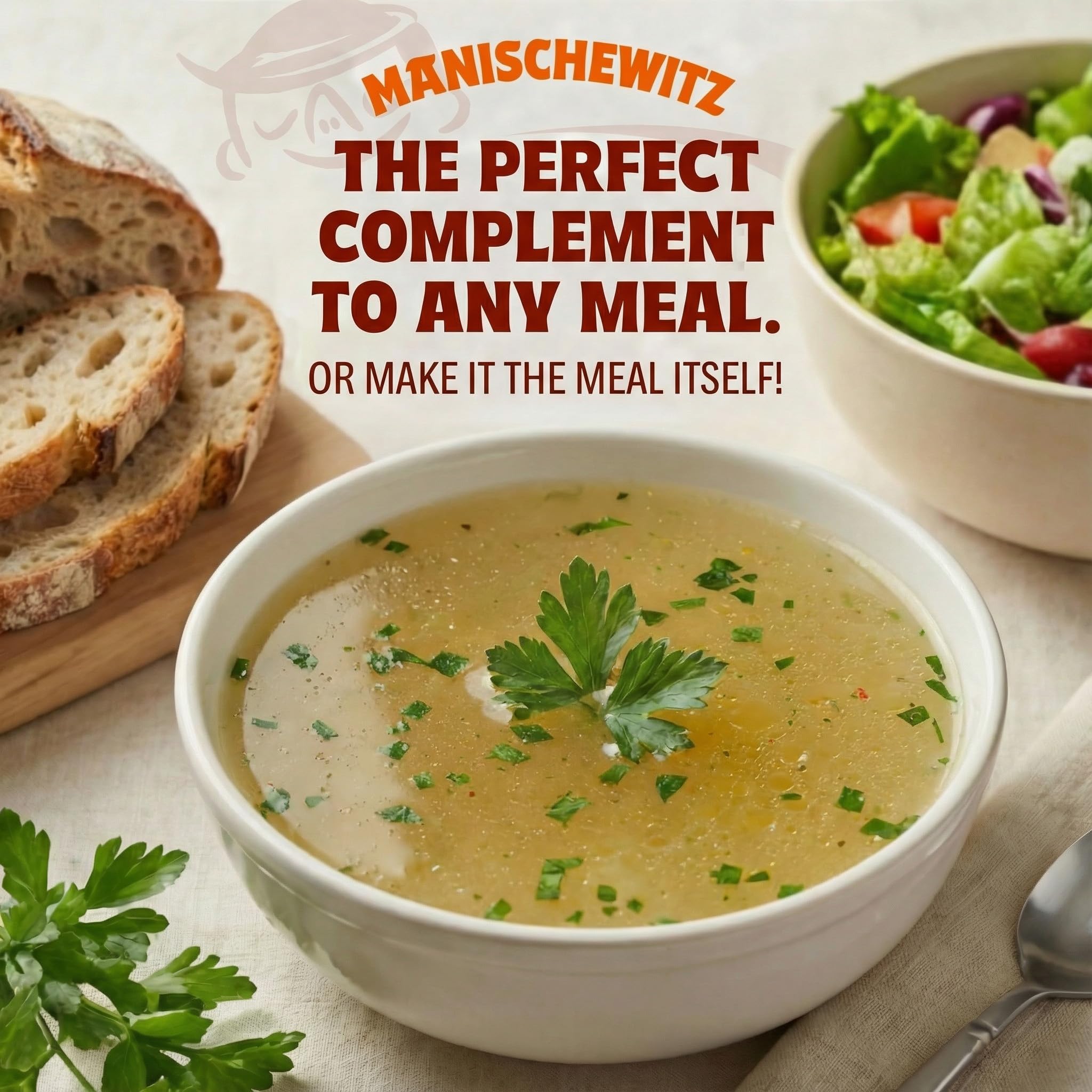 Manischewitz Clear Chicken Broth, 24 oz (2 Pack) | Authentic Homemade Taste Chicken Stock | NO Artificial Flavors, Preservatives | Premium Soup Base | Ready to Serve