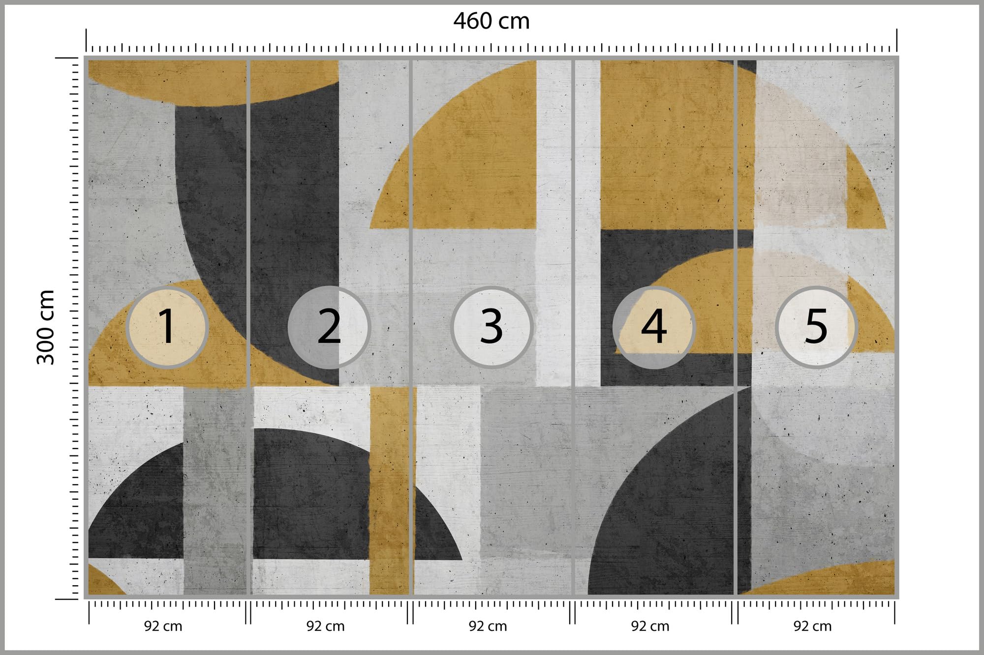 Muralo Papel Pintado en TNT 3D - 460x300 cm