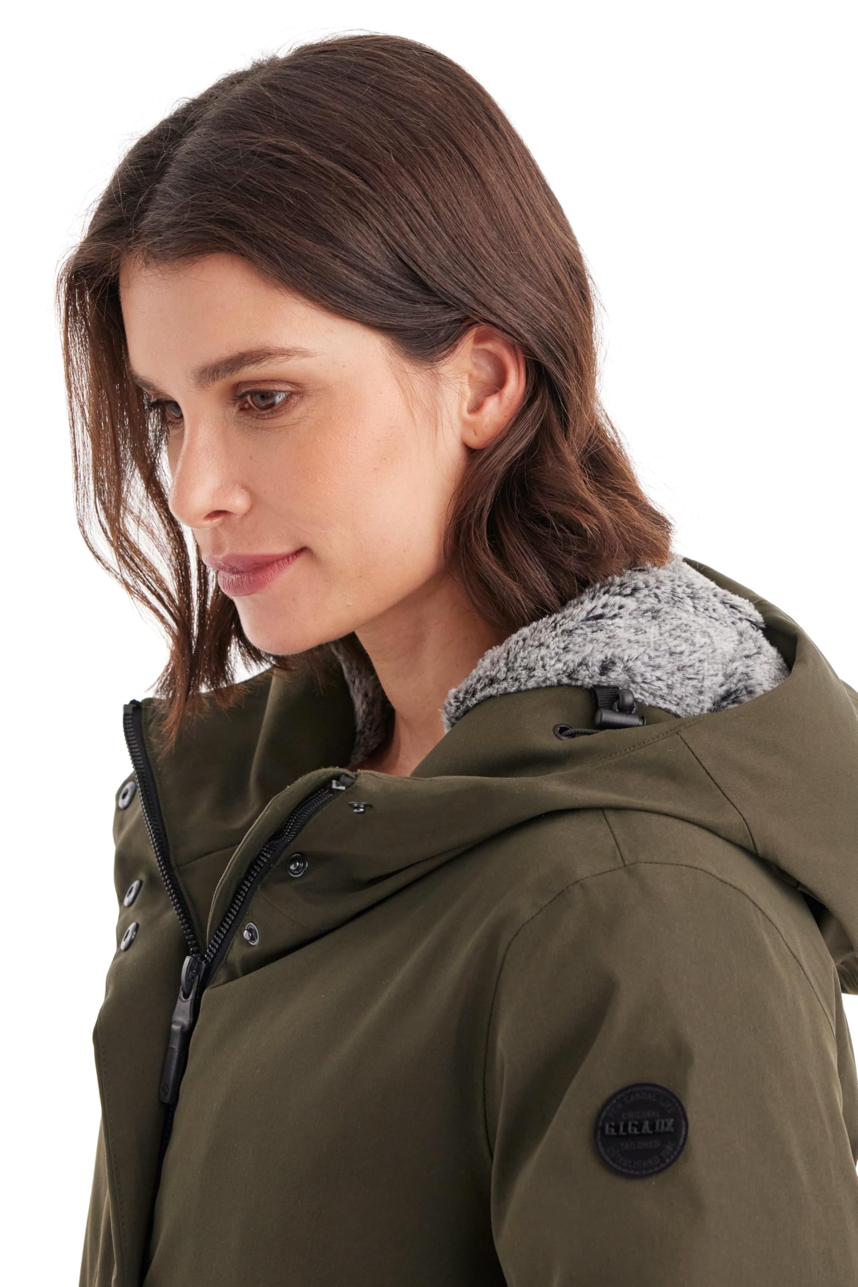 G.I.G.A. DX Gw 12 Wmn Prk Parka funcional/parka impermeable con capucha Mujer