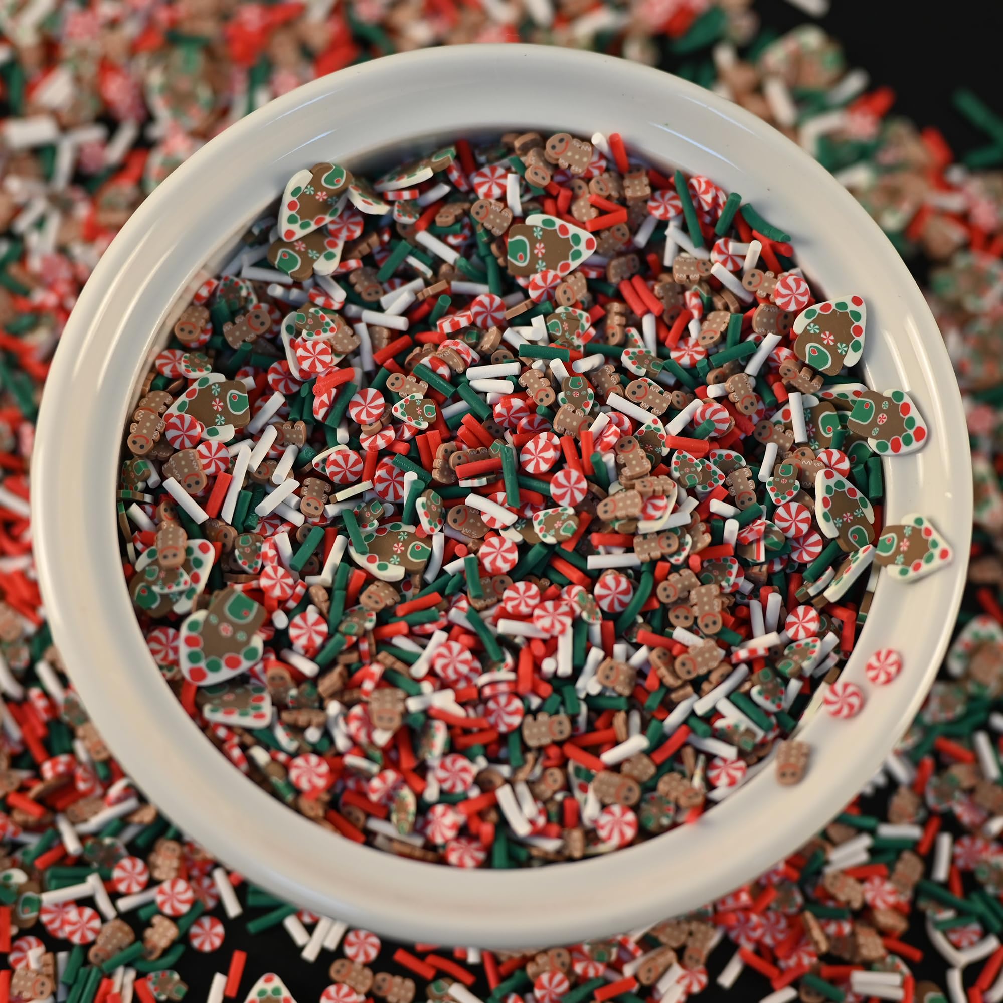 Amazon.com: LIKETURE Fake Sprinkles 110g Fake Christmas Sprinkles Non ...