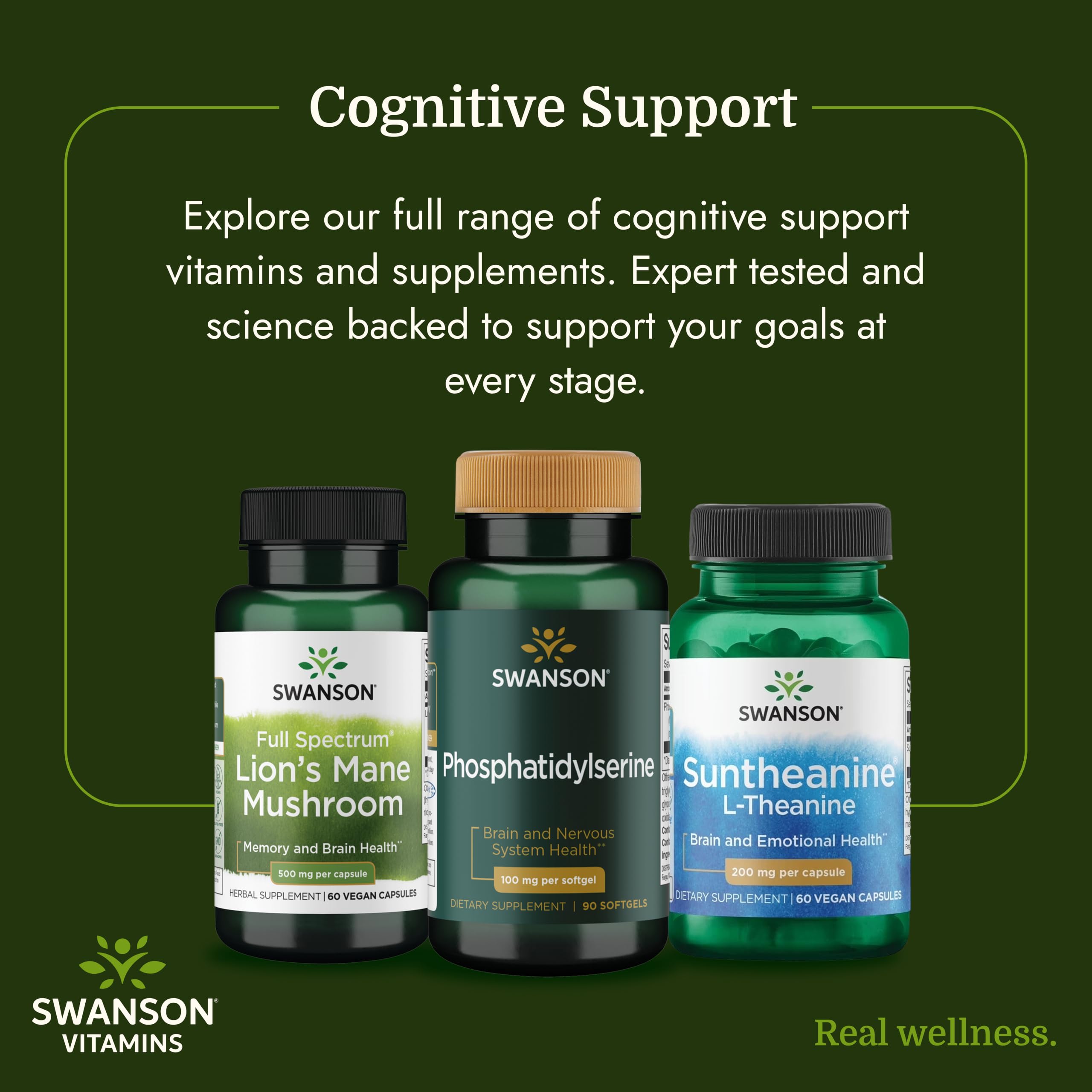 Swanson Phosphatidylserine Brain Health, 100 mg, 90 Softgels — Amazon image 6
