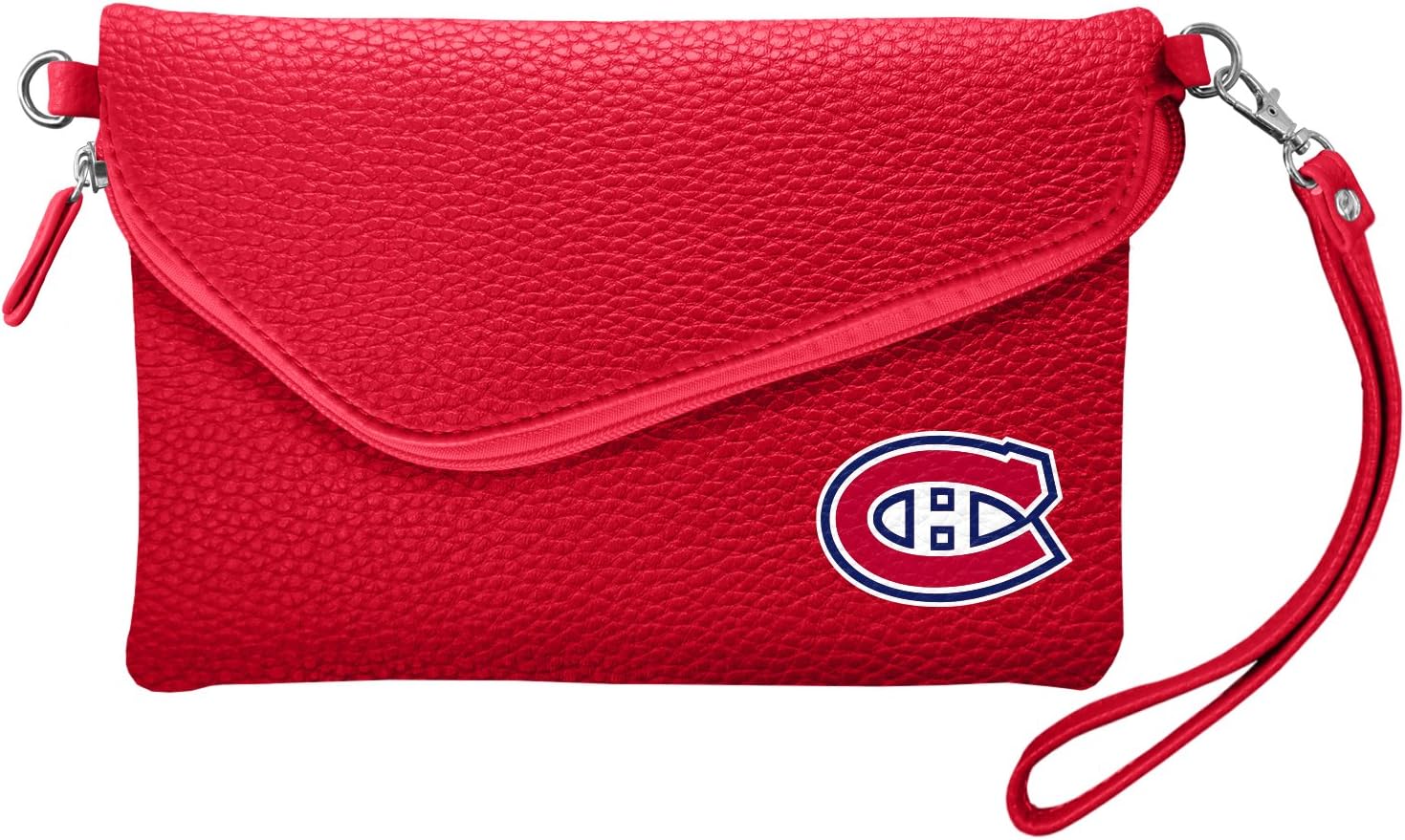 Littlearth Women's NHL Fold Over Crossbody Pebble Purse