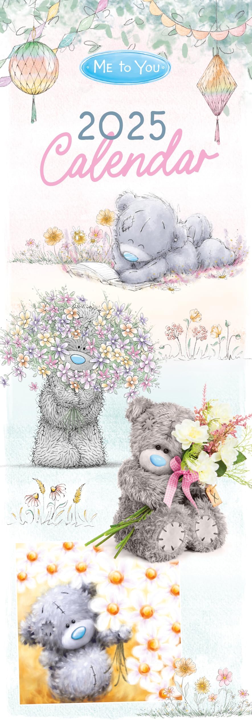 Tatty Teddy 2025 Classic Slim Calendar, XCC79010