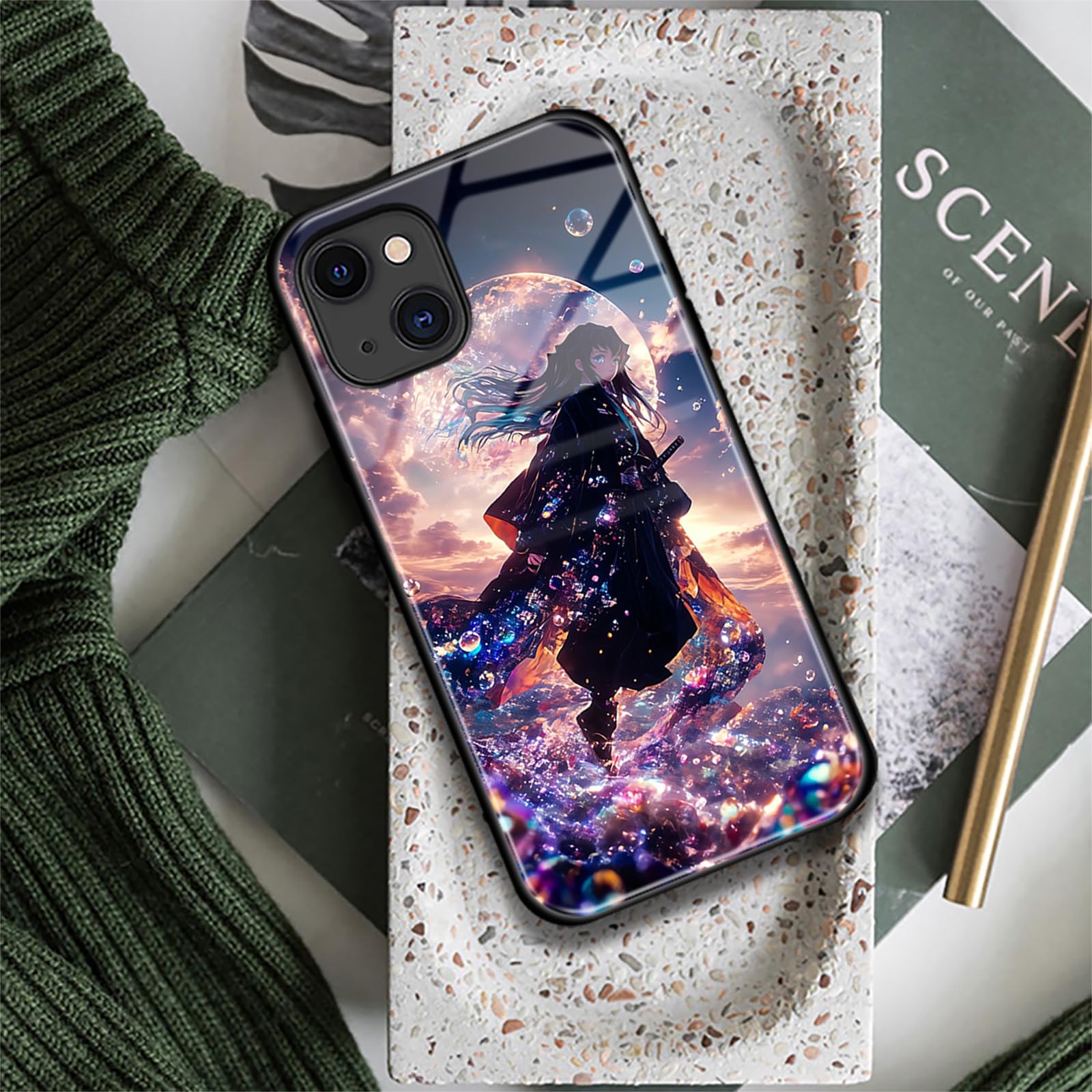 Amazon.com: Anime Art for iPhone 16 Pro Glass Phone Case, Manga