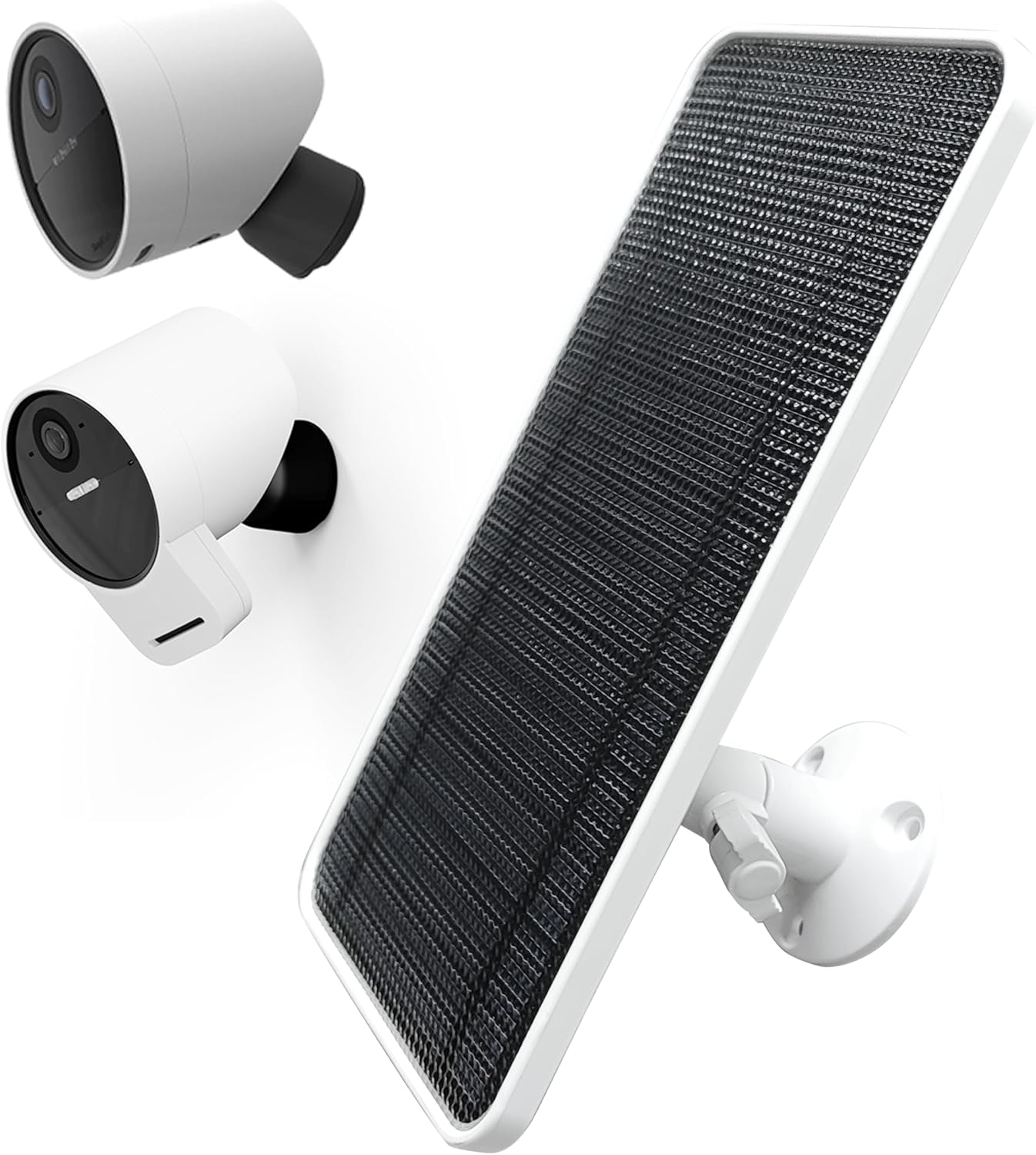 AYF Solar Panel Compatible with SimpliSafe Outdoor Camera & SimpliSafe Outdoor Security Camera Series 2, Solar Panel Charger with 13FT Weatherproof Cable, IP65 Waterproof, 360° Adjustable Mount,1 Pack