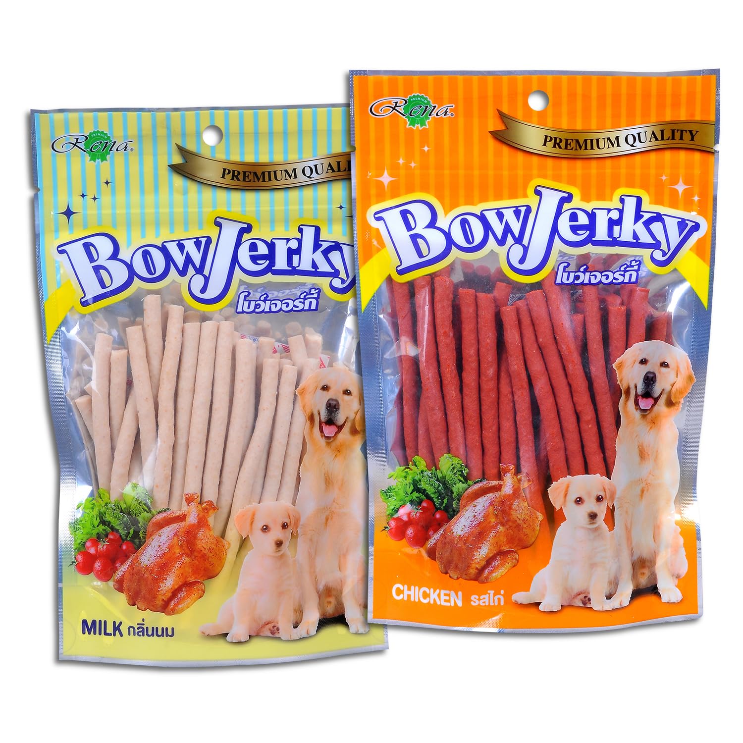 Bow Jerky Chicken and Milk Dog Treat 100% Pure Cage-Free Chicken Perfect Calcium Rich Training Reward and Everyday Stick Style melt-in Dog Snacking, 200gm (B08P3GNH25) Amazon Price History, Amazon Price Tracker