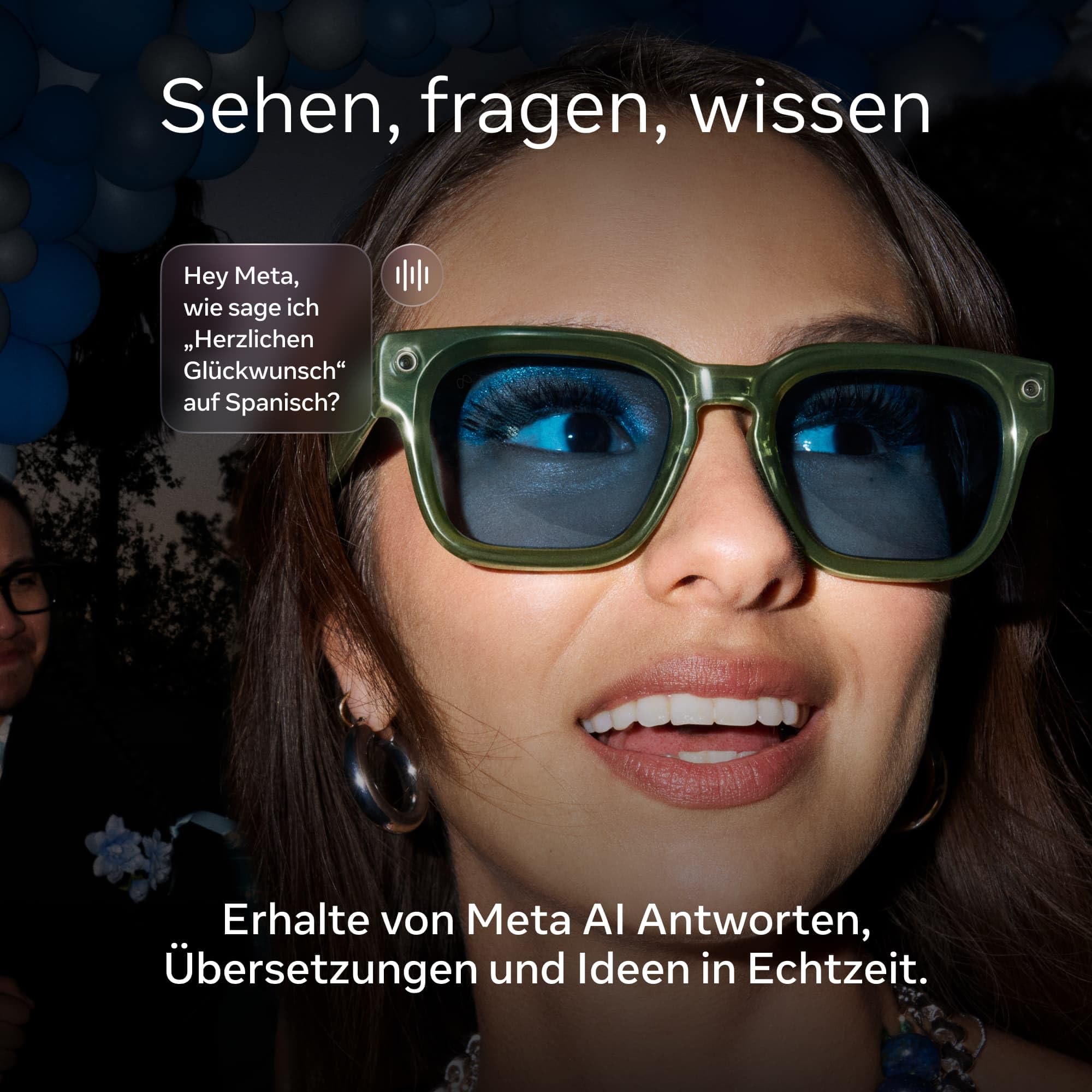 Meta Fury, Klassisches Schwarz | Unisex-AI Glasses – Meta AI, 12-MP-Kamera, Live-Übersetzung – 3K-HD-Auflösung – Über 8 Stunden Akkulaufzeit – Gläser: Braun mit Farbverlauf