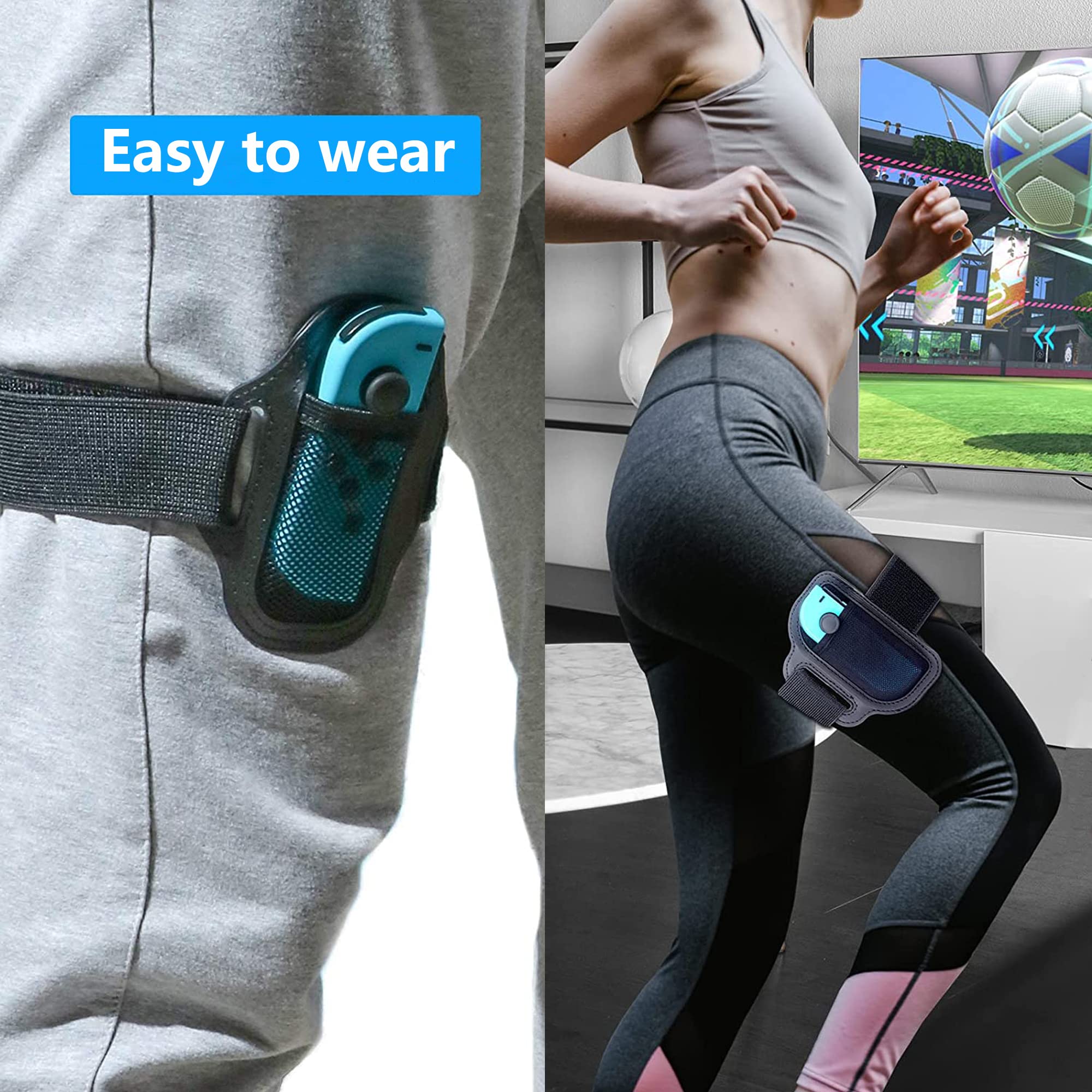 2 Piezas Correa Para Las Piernas Para Switch Correas Para Las Piernas Compatible Con Switch Ring Fit Adventure Correa De Pierna Ajustable Correas Elásticas Ajustables Para Las Piernas Para Ring