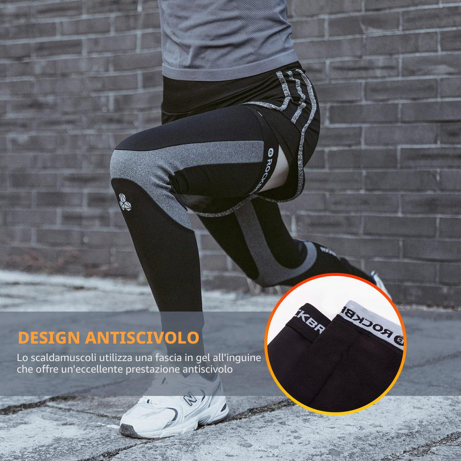 ROCKBROS Manicotti Braccia e Gambali Invernali Sportivi Antivento Termico