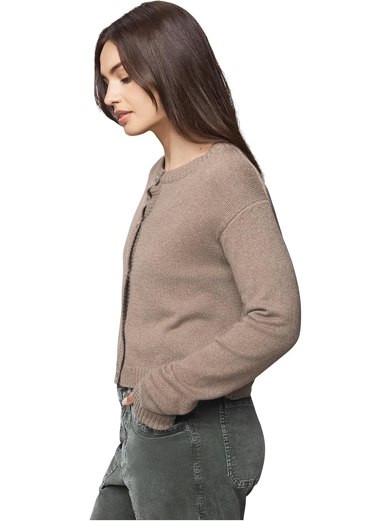 Brown Splendid Amber Cropped Cardigan