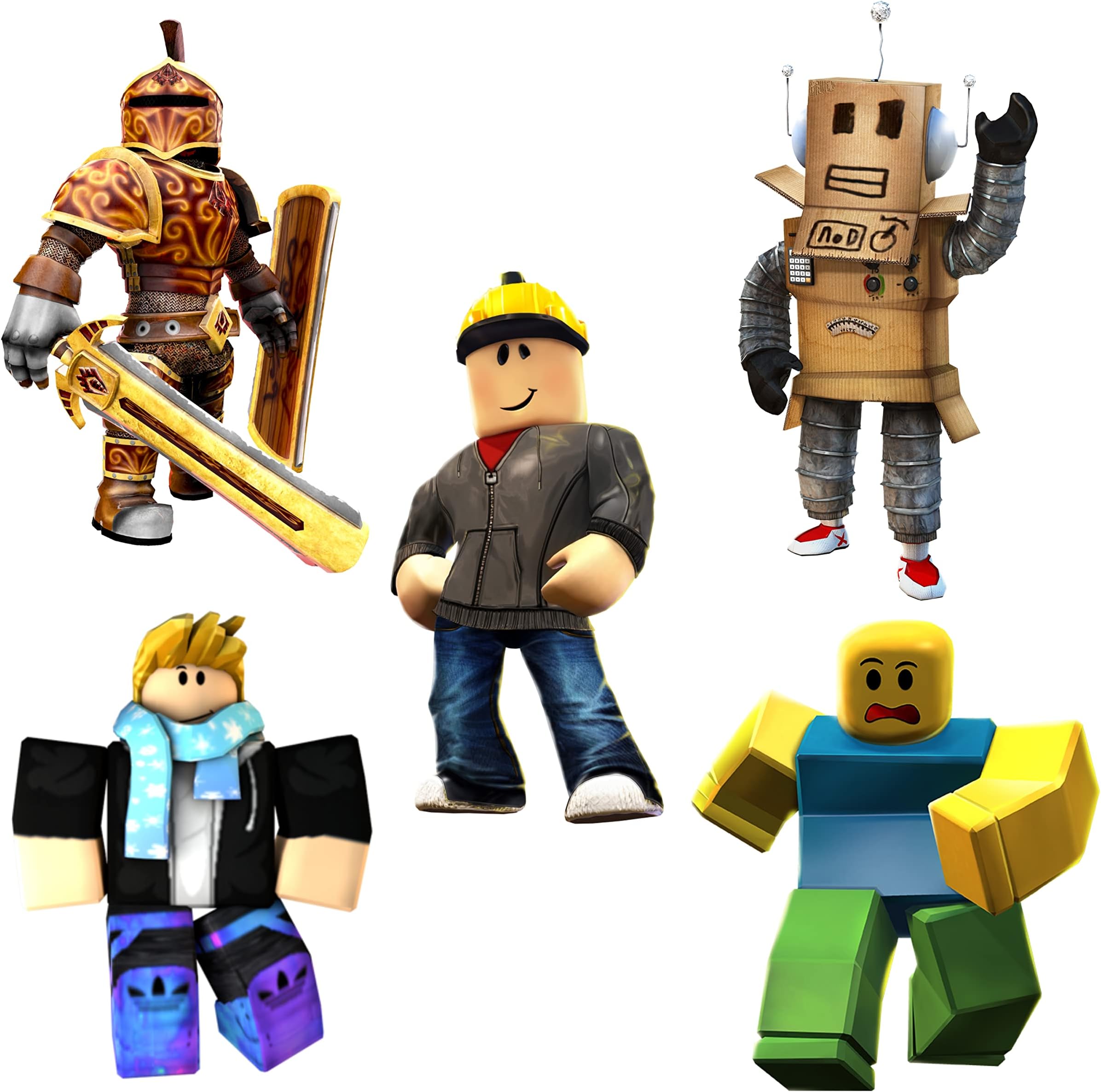 Video Game Theme Paper Cutouts for Birthday Parties, Gamer Party Supplies décor, Gaming Birthday Party Decoration Cut-Outs (10 pcs)