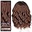 AISI HAIR Synthetic Wavy Curly Bob Wig with Bangs Ombre Reddish Brown Short Hair Wigs for Women Synthetic Heat Resistant Bob Wigs