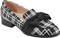 Bandolino Women's Lindio Loafers with Chic Flowy Bow - Stylish Slip-On Almond Toe Shoes