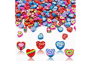 300 Heart Erasers for Kids