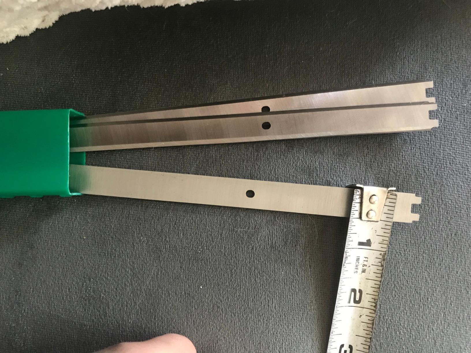 POWERTEC 12-1/2 Inch Planer Blades for Wilton 99178, 34463 Planer, Set ...