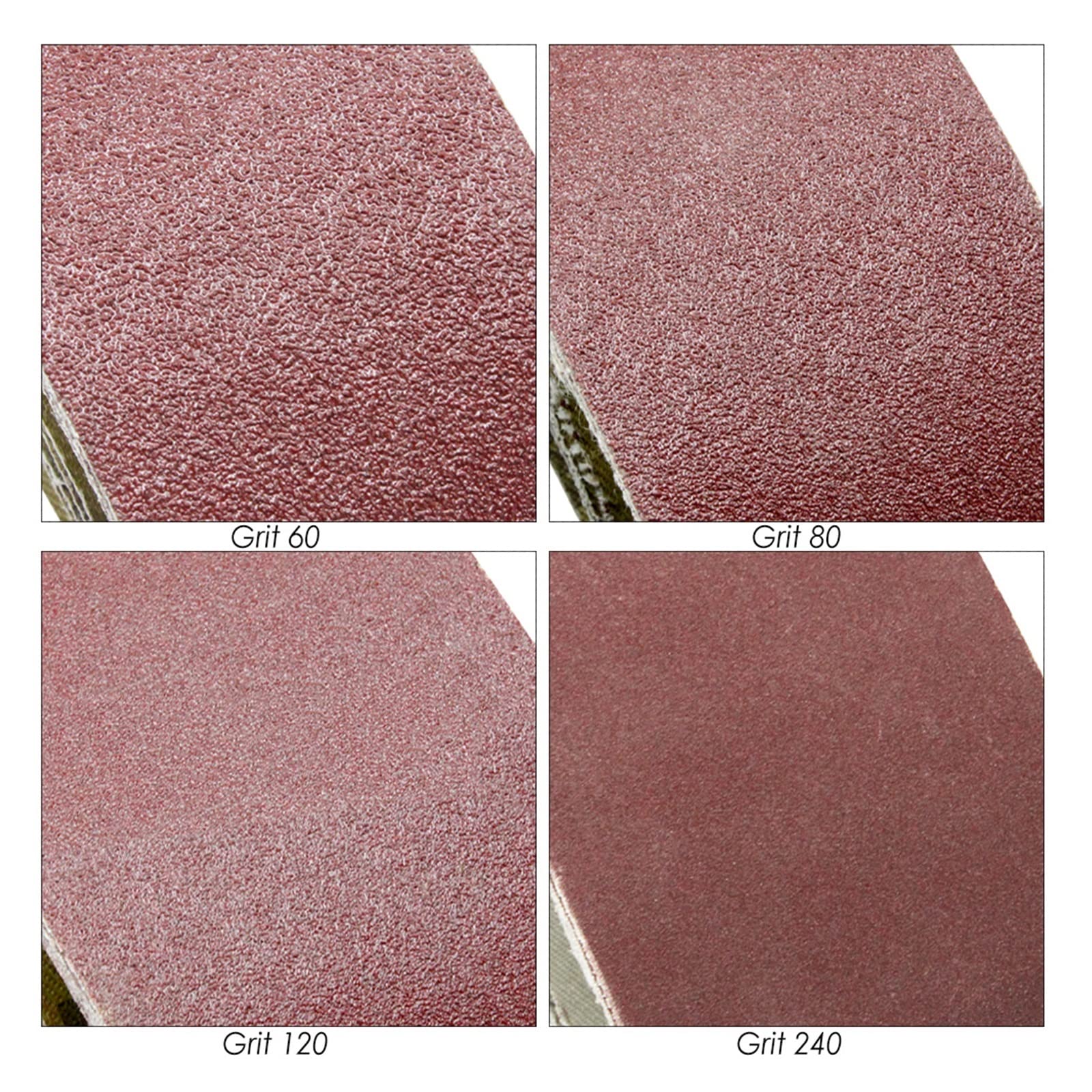 Pas szlifierski 5 sztuk 100x915mm taśma szlifierska opaski piaskowe 4 "x 36" ziarno 60 80 120 240 narzędzia ścierne akcesoria do szlifierki taśmowej(Grit 80)