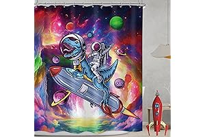Awesome Space Adventure Shower Curtain